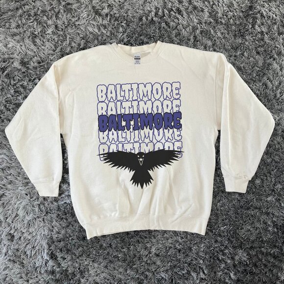Other - Baltimore Raven Sweatshirt, Retro Baltimore Football , Raven Football Sweatshirt